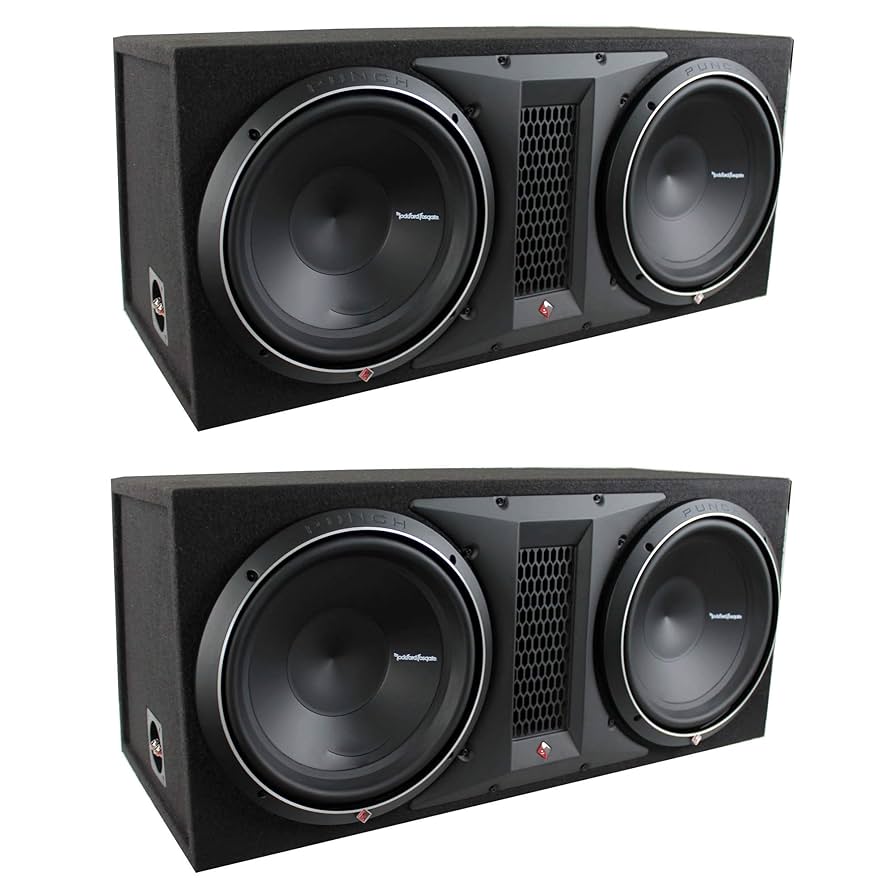 Rockford Fosgate P1 ウーファー 12インチ 2発 Amazon.com: Rockford Fosgate P1S2-12 Punch 12